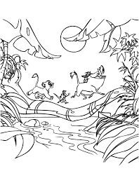 Dans le roi lion, jamel debbouze interprète timon. Coloriage Simba Pumbaa Et Timon Se Promenent