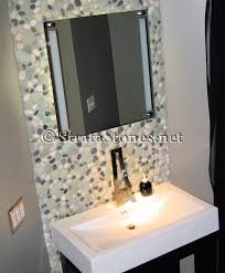 Click to shop or browse top bathroom ideas! Maui Turtle Pebble Tile Bathroom Vanity Picture