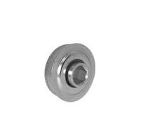 1.502 in. OD, 7/16 in. Hex Bore, Flanged Unground Non-Precision Bearing