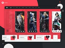 Valorant Agents Page Concept Design In 2020 Concept Design Design Concept