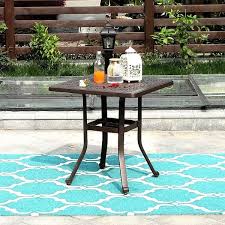 Shop wayfair for all the best umbrella hole patio tables. Sophia William Outdoor Patio Dining Table Square Modern Cast Aluminum Outdoor Furniture Dining Table With Umbrella Hole On Sale Overstock 31096038