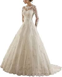 Maybe you would like to learn more about one of these? Brautkleider Vintage Standesamt A Linie Spitze Tull Hochzeitskleider Prinzessin Brautkleid Langarm Amazon De Fashion