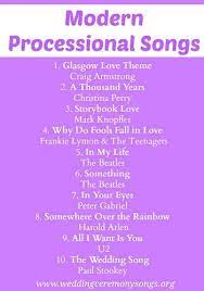 Processional Songs Wedding Ceremony Music Wedding Processional Processional Songs