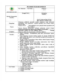 Protap / sop penanganan gastroenteritis di puskesmas. Top Pdf Sop Pasien Pulang Kasir Rawat Jalan 123dok Com