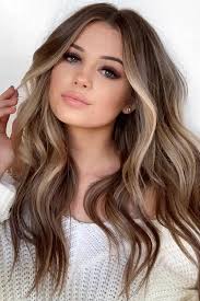 Middle Long Wave Wig Myslady Brownhairbalayage In 2020 Brown Blonde Hair Brown Ombre Hair Brown Hair With Highlights