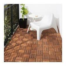 Runnen Decking Outdoor Brown Stained 9 Sq Feet Ikea Ikea Outdoor Outdoor Flooring Patio Flooring