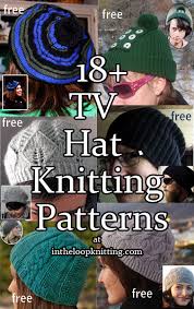 Unisex hats suitable for the men in your life including beanies, slouchy hats, earflap hats, and more. Tv Hats Knitting Patterns In The Loop Knitting