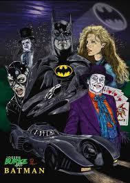 Batman 1989 michael keaton,jack nicholson, michelle pfiffer, danny devito. Batman 1989 Digital Art By Joseph Burke
