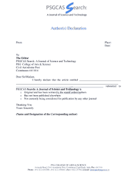 It was founded in 1947 by g. Fillable Online Psgcas Ac Authors Declaration Psg College Of Arts And Science Psgcas Ac Fax Email Print Pdffiller