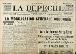 Pour un article plus général, voir première guerre mondiale. Exposition Annonce Officielle Mobilisation Generale Des Armees Terre Et Mer Raymond Poincare 1914 18