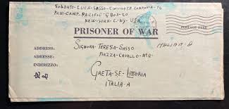 How do i address a letter going to italy. 1945 Usa Italian Pow Pacific Camp Letter Sheet Cover To Gaeta Italy Sasso United States Stamp Hipstamp