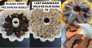 Agar agar buah pepaya 3. Puding Oreo Milo 4 Bahan Tak Renyah Nak Buat 2 Jam Dalam Peti Terus Makan Pa Ma