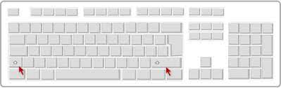 Denn wer viel am pc arbeitet, trifft aus. Shift Taste Umschalt Auf Einer Computertastatur Windows Und Mac