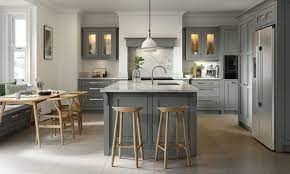 Dark grey shaker style kitchen | tom howley. Grey Fitted Kitchens Traditional Modern Kitchens