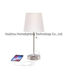 Dimmable lamps come in floor, table, and hanging styles and can be dimmed using switches, knobs, or touch. Jlt 7003 Contemporary Hotel Room Plug In Night Stand Lights Bedside Electrical Outlets Usb Table Lamp China Pull Chain Table Lamp Nickel Table Lamp Made In China Com