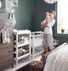 Sharing Bedroom With Baby Decor Ideas And Inspiration Ikea Baby White Baby Furniture Parents Room