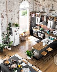2 840 Likes 25 Comments Industrial Interior On Instagram Magnificent Converted Warehouse And S Industrial Style Kitchen House Design Home Interior Design