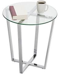 Mango Steam Metro Glass End Table Clear Top Chrome Base Https Www Amazon Com Dp B075h49bqd Ref Cm Sw R Pi Glass End Tables End Tables Modern End Tables