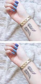 Meaningful Small Wrist Tattoo Ideas For Girls For Women Minimal Angel Wing Arm Tattoos For Women Small Meaningful Small Wrist Tattoos Wrist Tattoos For Women