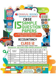 Oswaal Cbse Sample Question Papers Class 12 Accountancy Book Reduced Syllabus For 2021 Exam In 2020 Sample Question Paper This Or That Questions Question Paper