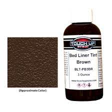 Brown Bed Liner Tint 3 Ounce Bottle Touch Up Zone