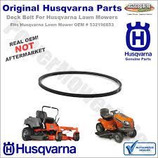 We sell parts & accessories for your ariens lawn mower, zero turn, snow blower and other power husqvarna lawn mower parts: 532196853 532426609 Husqvarna 32 3 8 Deck Belt For Walk Behind Lawn Mowers Ebay