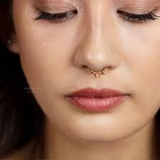 Spike Septum Ring, Nose Ring, Daith Hoop, Hinged Clicker Hoop, 16ga 8mm or  10mm, Unisex, G23 Titanium, SHEMISLI SH236, SH237