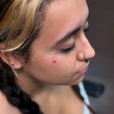 Freckle heart tattoo done by @aflockofneedles 😌