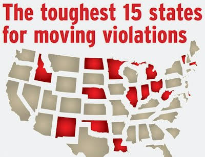 The 15 toughest states when it comes to moving violations | Overdrive