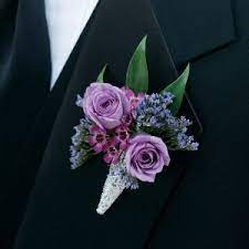 Lavender Rose Boutonnieres Weddingbee Purple Wedding Flowers Purple Boutonniere Prom Flowers