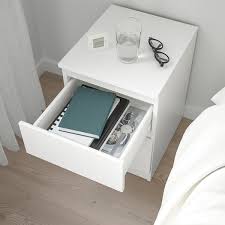 And to spice it up, go for a polished dark wood floor to give it an extra depth. Kullen White Chest Of 2 Drawers 35x49 Cm Ikea