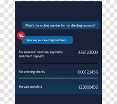 It is also known as check routing number and micr code. Bank Of America Aba Routing Transit Number Finance Cheque Brand Transparent Png