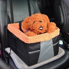 Nhsunray Pet Booster Car Seat With Seat Belt Tether Waterproof Perfect For Small And Medium Dogs Cats 38x31x25cm 14 9 X12 Pet Booster Seat Dog Carrier Pet Car
