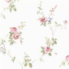 Tiny Vine Roses Wallpaper Cn24621 Modern Floral Wallpaper Floral Wallpaper Modern Floral Wallpaper Botanical Wallpaper