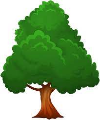 Big Green Tree Png Clip Art Pohon Png Animasi