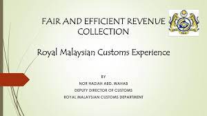 Rmcd is an abbreviation for royal malaysian customs department. Ppt Fair And Efficient Revenue Collection Royal Malaysian Customs Experience Powerpoint Presentation Id 3459795
