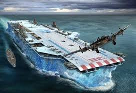 Un Projet De Porte Avion En Glace Coule A Frontenac Nicolas Nova Porte Avions Navire De Guerre Vehicules Militaires