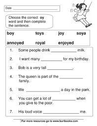 Certain consonants blend together and these need to be mastered by. Phonics Worksheets Oy And Oi Sounds Phonics Worksheets Phonics Phonics Worksheets Free