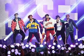 On saturday, korean band bts took to the stage at wembley stadium for the first of two sold out shows of their love yourself : Bts Are First K Pop Wembley Stadium Headliners Hypebeast