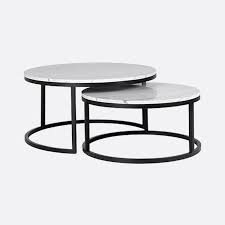 Couchtische marmor ll couchtische bei maisons du monde kostenfreie lieferung in die filialen | kostenfreie retoure innerhalb von 14 tagen. Couchtisch Lexi 2er Set Marmor Idora Home
