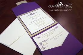 Pocketfold wedding invitation dark purple invites mint. Purple Wedding Invitations Wedding Invitations Ideas Baby Shower Tips Zone