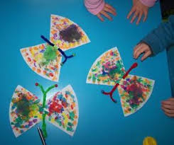 Schmetterlinge Aus Filtertuten Basteln Fruhling Kinder Fruhling Im Kindergarten Basteln Fruhling