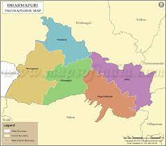 Dharmapuri Tamil Nadu Map Dharmapuri Tehsil Map, Dharmapuri Taluk Map