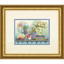 She recreates the world's most recognized and acclaimed masterpiece paintings in cross stitch, and was instrumental to the introduction and popularity of the international phenomenon of designing boldly. Dimensions Cross Stitch Kit 7x5 Garden Collectible Walmart Com Walmart Com
