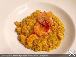 Risotto Milanese Mit Crevetten Von Davidjm86 Chefkoch Rezept Crevetten Risotto Rezepte