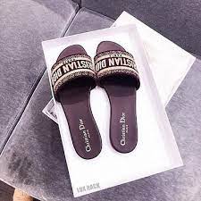 Dior Dway Canvas Slides Mule Colors Available Louboutin Shoes Price Dior Socks And Heels
