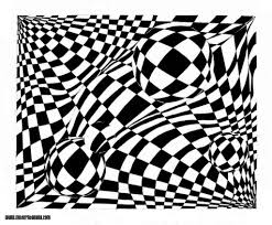 Geometric shapes cartoon coloring page. Optical Illusion Coloring Pages Free Optical Illusion Coloring Pages Free Printable Optical Illusions Illusions Op Art Lessons