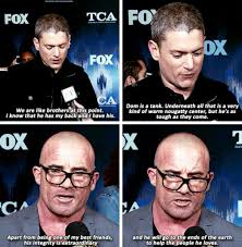They Are Adorable Best Friends Prison Break Prison Wentworth Miller