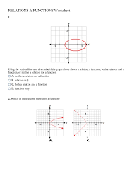 In most occasions, many people tend to confuse the meaning of these two terms. Relations And Functions Worksheet