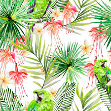 What can you do with a jungle design template? Beautiful Watercolor Seamless Tropical Jungle Floral Pattern Stock Photo Picture And Royalty Free Image Image 84914413